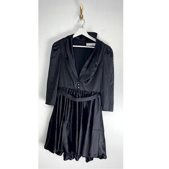 MAC DUGGAL Blazer Cocktail Dress in Black Size US 4 - Picture 2 of 8